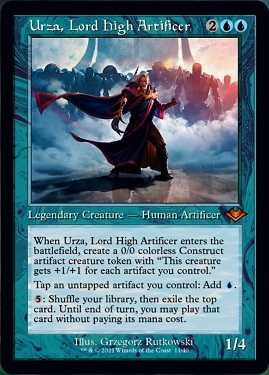 Urza, Lord High Artificer Modern Horizons - Retro Frame